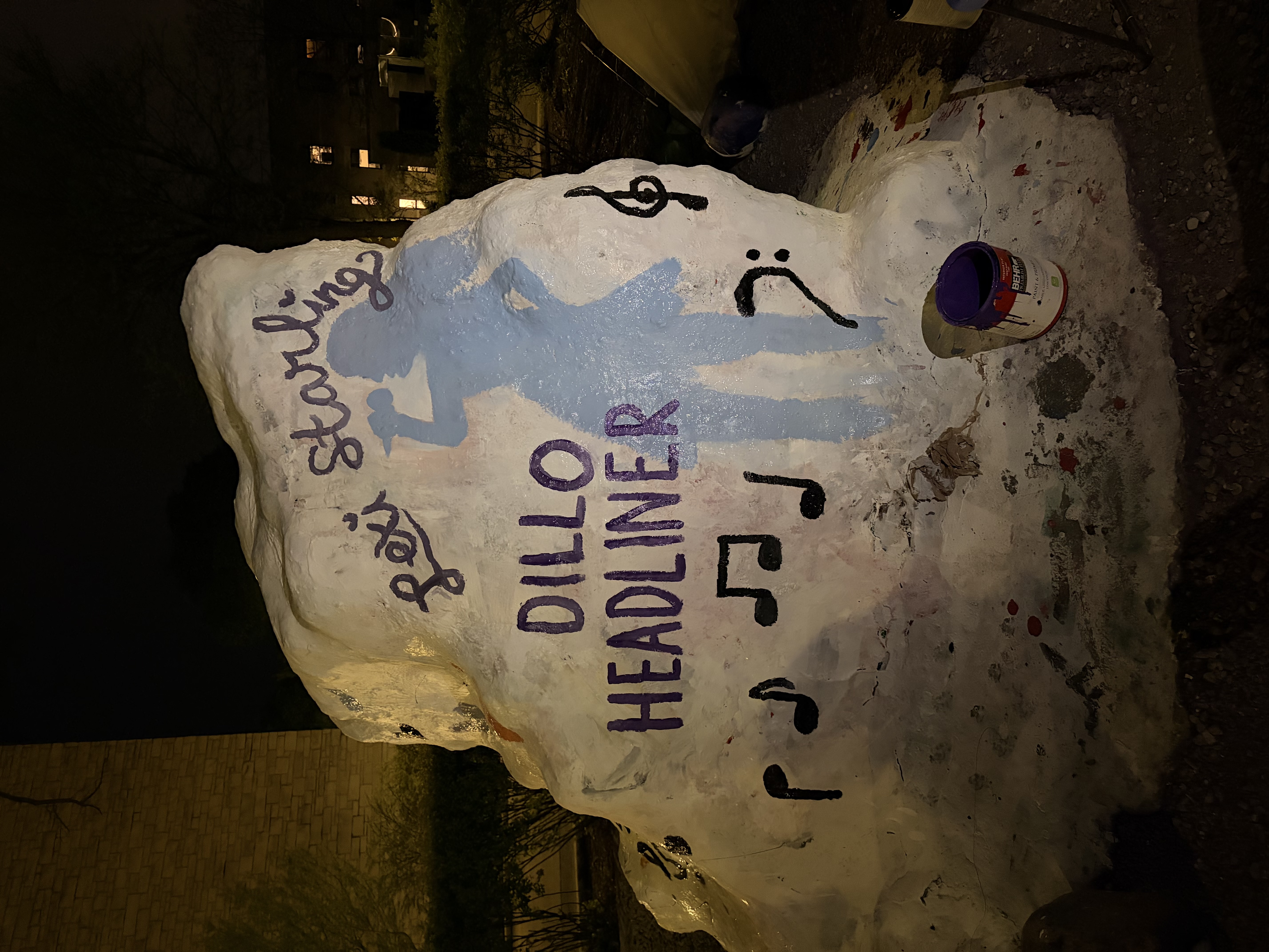Rock painting — Dillo Headliner